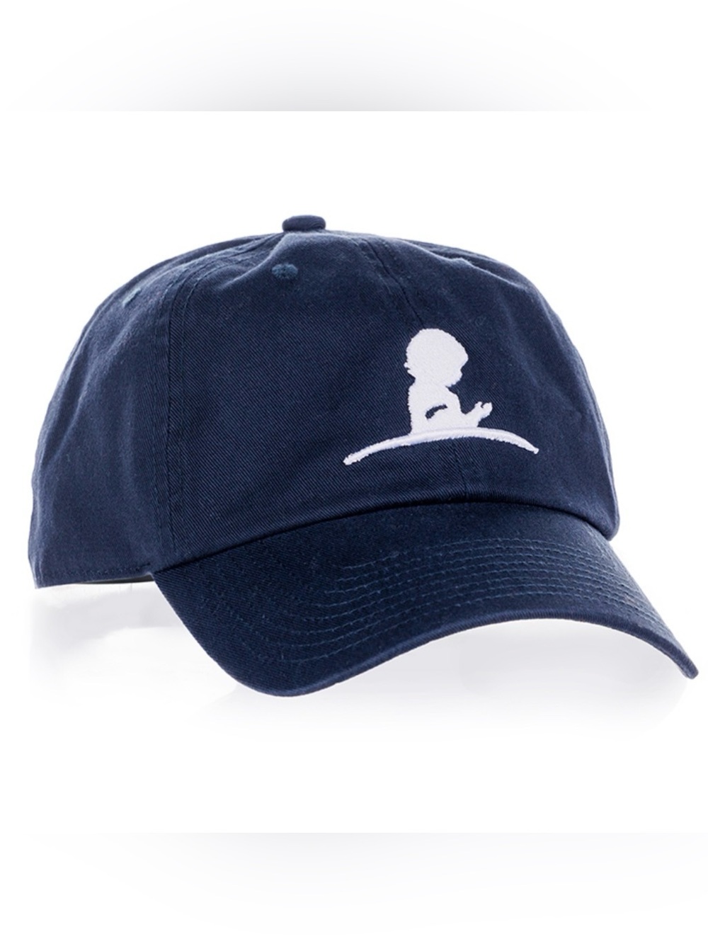 Embroidered Saint Jude Navy Baseball Cap with White Logo - Picture 2 of 4